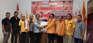 Baharuddin Saputra Daftarkan Diri Jadi Balon Wali Kota ke Hanura