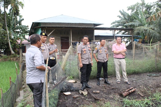 Kapolres Sergai Kunjungi Warga Sei Buluh Dan Kolam Ikan Binaan Bhabinkamtibmas