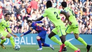 Messi Jadi Andalan Barcelona Sikat Eibar di Stadion Camp Nou