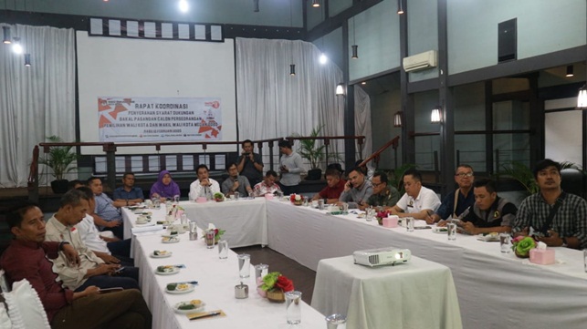 KPU Medan Gelar Rakor Untuk Matangkan Persiapan Penyerahan Dukungan Calon Perseorangan
