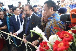 Surya Paloh Resmikan Kantor Baru DPW Nasdem Sumut