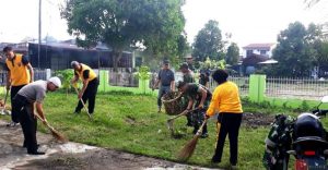 Jaga Kekompakan, Polsek Percut Sei Tuan Ajak Masyarakat Gotong Royong