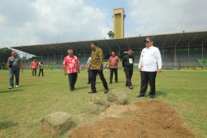 Jelang Digelarnya liga 2, Akhyar Tinjau Persiapan  Stadion Teladan