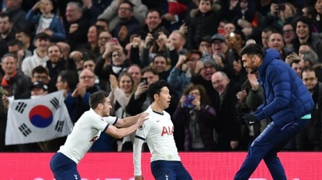 Son Heung-Min dan Steven Bergwijn Cetak Gol, Tottenham Sikat City 2-0