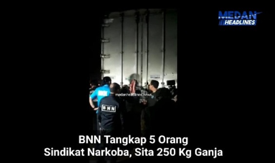 BNN Ungkap Sindikat Narkoba, 250 Kg Ganja Diamankan