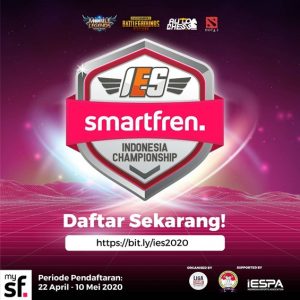 Manfaatkan Waktu Luang di Rumah, Smartfren Gelar Kejuaraan E-Sports Nasional Terbesar “IES Smartfren Indonesia Championship”