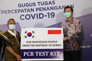 Pemerintah Indonesia Terima Bantuan PCR Dari Korea Selatan