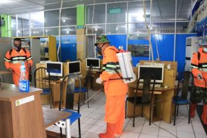 Pemko Medan Kembali Lakukan Penyemprotan Disinfektan Di Medan Utara