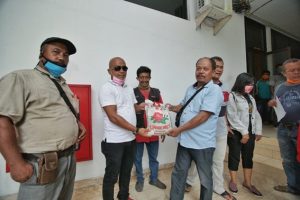 Pendemi Covid-19, Wartawan Unit Pemko Medan Dapat Bantuan Beras