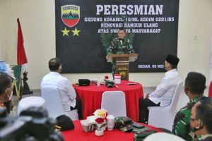 Pangdam I/BB Resmikan Kantor Koramil 10/ML