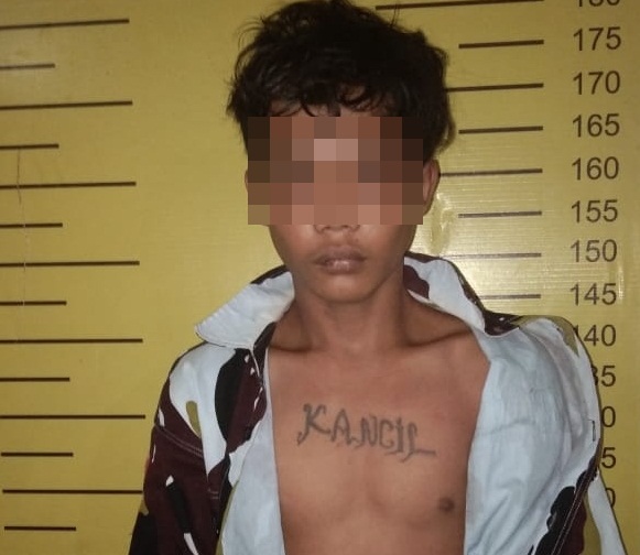 Pelaku Bertato ‘Kancil’ Diciduk Polisi di Lahan Garapan Laut Dendang