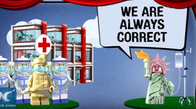 Lewat Animasi di Youtube, China Ejek Penanganan Covid-19 Amerika Serikat