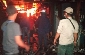 Kebakaran Dijalan AR Hakim, 5 Unit Rumah Hangus Dilalap Api