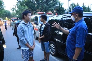 Razia Asrama Subuh, Tim Gabungan Amankan Puluhan Sepeda Motor