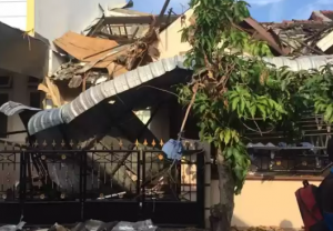 Ledakan Tabung Gas di Komplek Cemara Asri, Satu unit Rumah Rusak