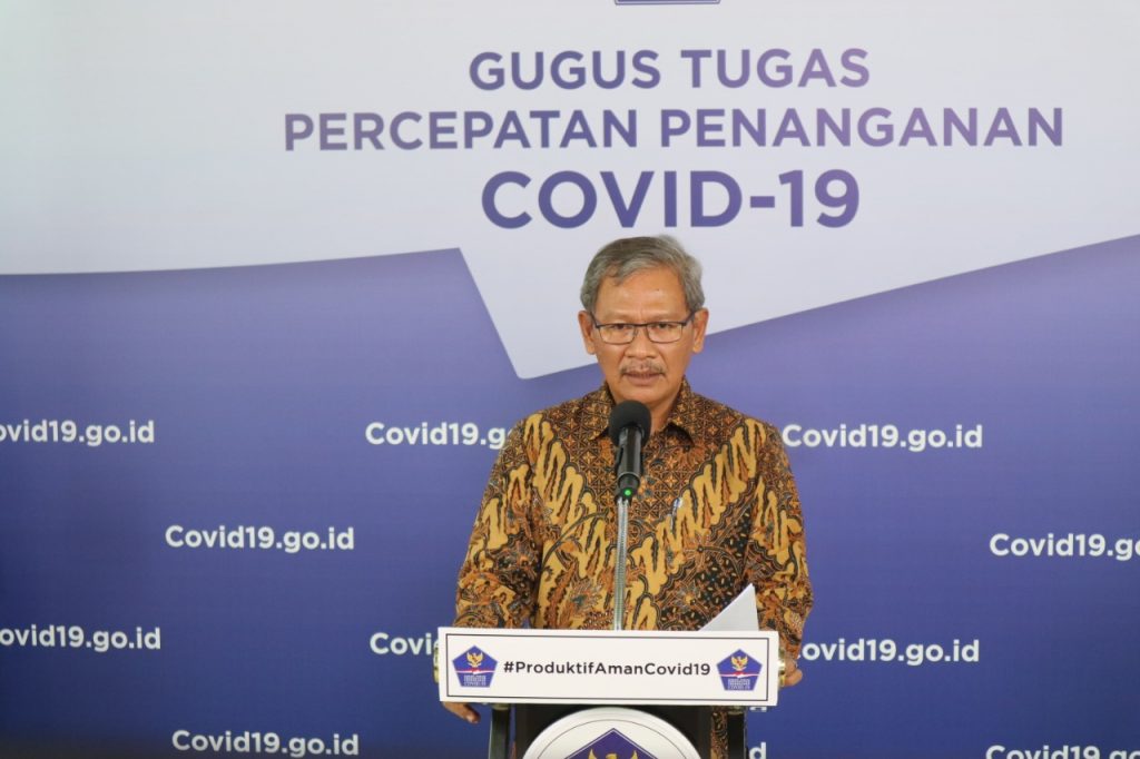 GTPP : Peningkatan Kasus Positif COVID-19 Dipicu Oleh Tracing yang Agresif