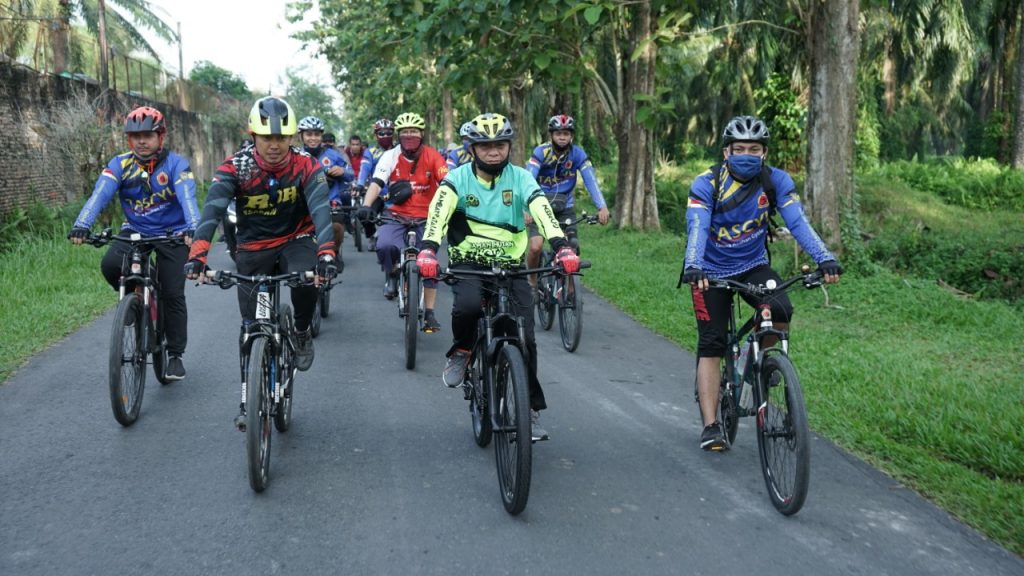 Bupati Asahan Bersepeda Jaga Kebugaran di Tengah Pandemi Covid-19