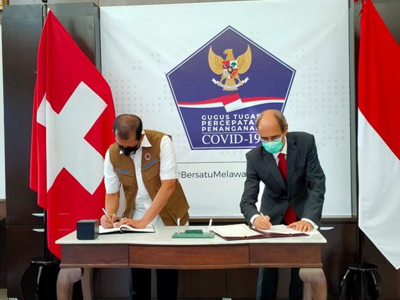 Tanggulangi Bencana, Pemerintah Indonesia Tandatangai Mou Dengan Swiss