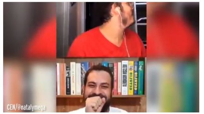 Sedang Video Call dengan Capres, Istri Presenter Ini Malah Menyusup Tanpa Busana