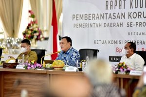 Hadiri Rakor Pemberantasan Korupsi di Sumut, Ketua KPK Ingatkan Titik Rawan Yang Harus Diwaspadai  