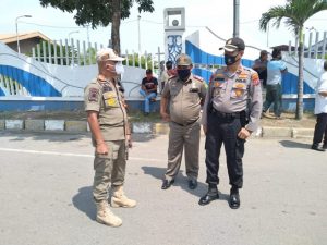 Disiplinkan Protokol Kesehatan,  Gugus Tugas Covid-19 Gelar Sosialisasi dan Penindakan di Belawan
