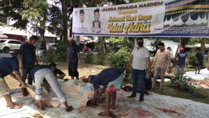 Jajaran Partai NasDem ber-Qurban Pada Masyarakat Terdampak Pandemi