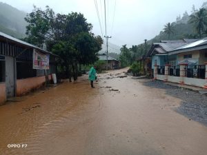 Hujan Deras, Kabupaten Pesisir Selatan Dilanda Banjir dan Tanah Longsor