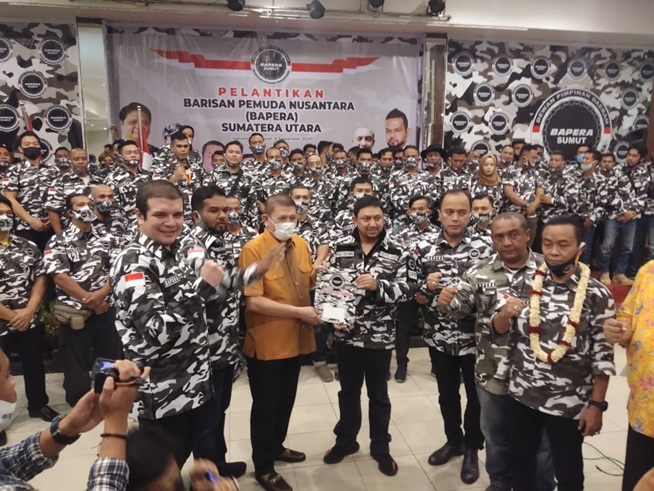 DPD BAPERA Sumut Dilantik, Siap Dukung Pemenangan Bobby -Aulia