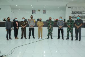 Rakor Penegakan Hukum Terkait Protokoler Kesehatan Suksesi Pilkada Kabupaten Asahan