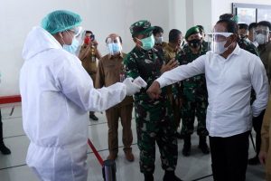 Gubsu Tinjau Kesiapan Satgasus Penanganan Covid-19 Kepulauan Nias