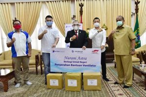 GTPP Covid-19 Sumut Terima Bantuan 3 Ventilator dari PT Astra International
