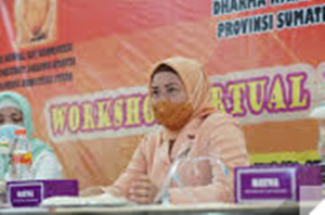 Tingkatkan Kapasitas Diri, DWP Sumut Gelar Workshop Virtual
