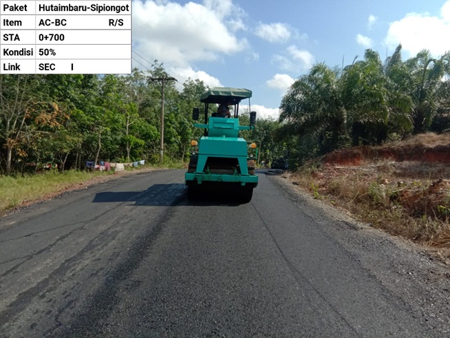 Permudah Akses, Dinas Bina Marga Sumut Lakukan Pembangunan dan Pemeliharaan Jalan Hutaimbaru-Sipiongot