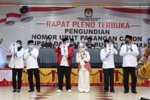 Rapat Pleno Pengundian Nomor Urut Calon Bupati Asahan