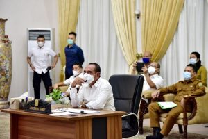 Kasus Covid-19 Sumut Membaik, Gubsu Minta Daerah Terus Sosialisasikan Protokol kesehatan