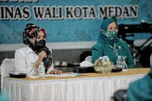 Cegah Penyebaran Covid-19, Kader TP PKK se Kota Medan Diharap Jadi Agen Sosialisasi Perwal No 27/2020