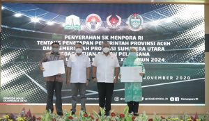 Sah, Sumut Dan Aceh Jadi Tuan Rumah PON 2024