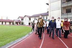 Kunjungi Wisma PPLP Sumut, Menpora Ingatkan Siswa Konsentrasi Dalam Berlatih