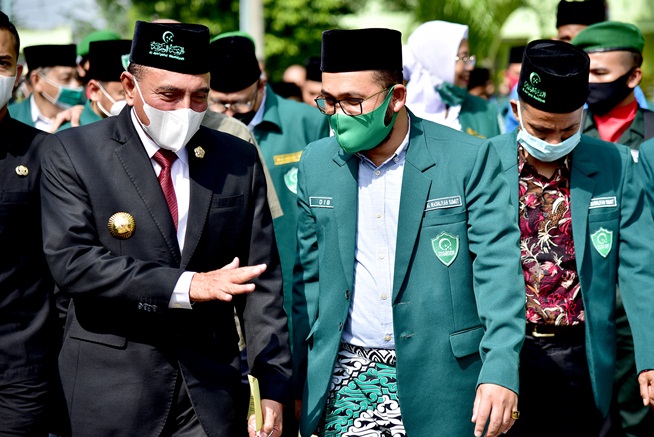 Jadi Inspektur Upacara Pada Apel Akbar 90 Tahun Al Washliyah, Ini Pesan Gubsu