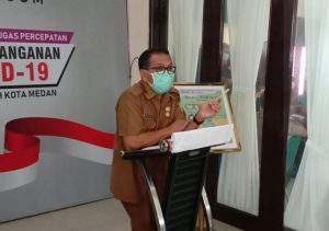 Satgas Covid-19 Medan : Grafik Penyebaran Covid-19 Di Medan Menurun