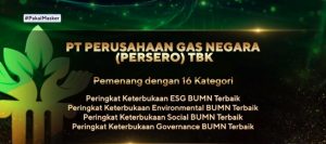 PGN Raih 16 Penghargaan ESG Awards 2020