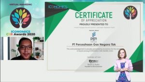 PGN Raih Penghargaan Iconomics CSR Awards 2020