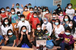 Baksos ke Panti Asuhan Jelang Natal, Nawal : Tetap Bersuka Cita di Tengah Pandemi