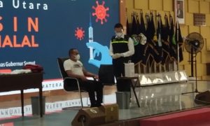 Jadi Orang Pertama di Sumut Yang Divaksin, Gubsu : Ini Perintah Negara