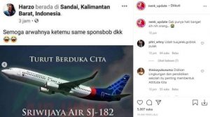 Doakan Korban Sriwijaya Air Bertemu Spongebob, Pria Ini Diciduk Polisi
