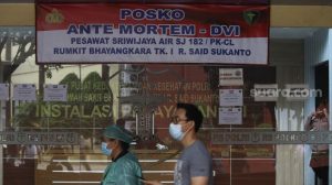 RS Polri : 12 Korban Sriwijaya Air SJ-182 Sudah Teridentifikasi
