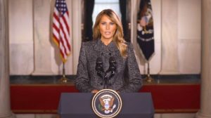 Melania Trump Sampaikan Salam Perpisahan ke Warga AS