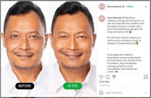 Jadikan Bapak-Bapak Sebagai Model, Brand Make Up Ini Tuai Pujian