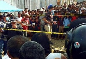 Sesosok Pria Ditemukan Tewas Tergeletak di Dalam Parit Jalan Stasiun Belawan