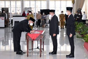 Gubsu Kukuhkan Kepala Kanreg VI BKN Medan
